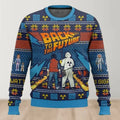 Back to the Future Christmas Sweater | Retro 80s Sci-Fi Festive Jumper