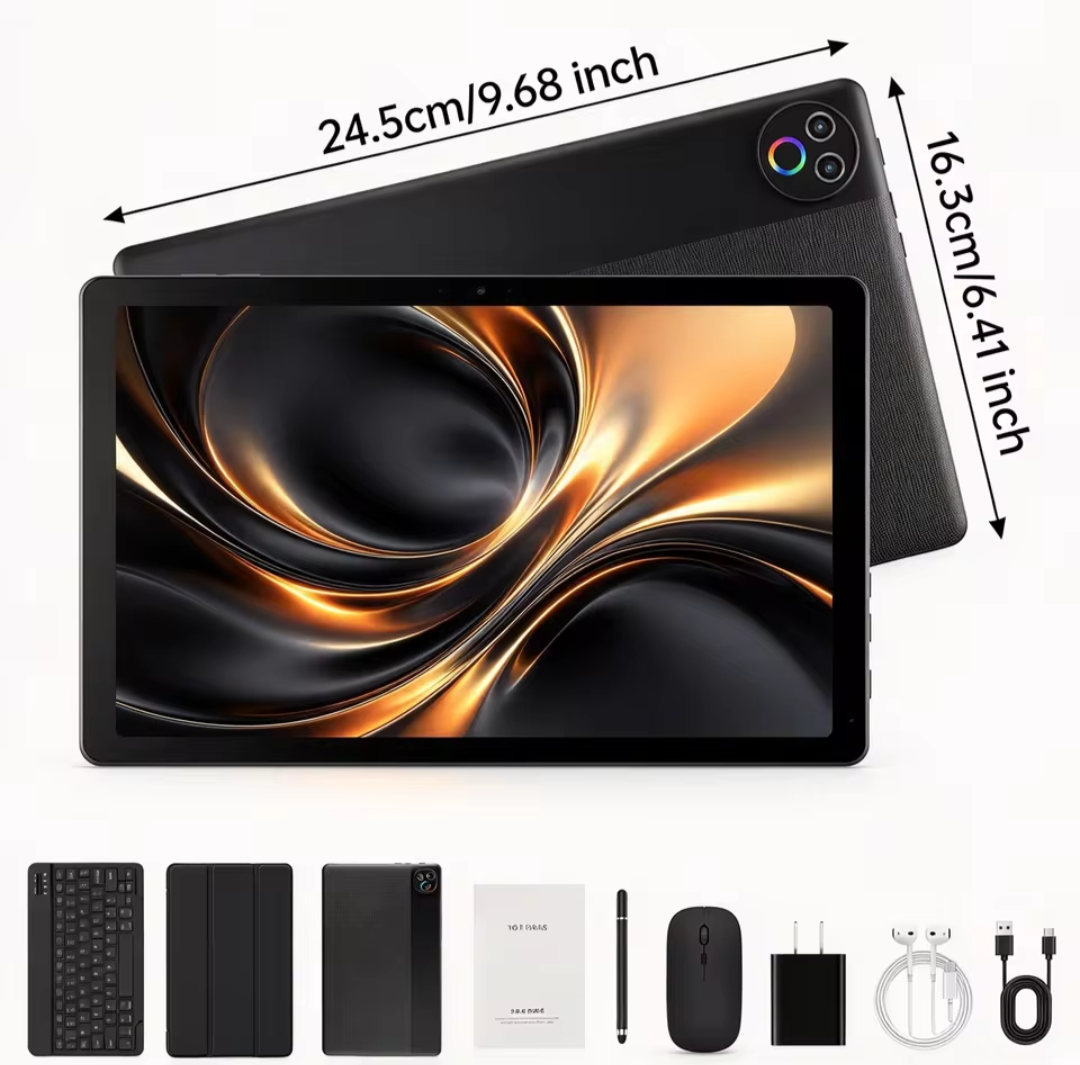 Android 15 Tablet with Keyboard, Mouse & Stylus Bundle | £110 Free Accessories Included