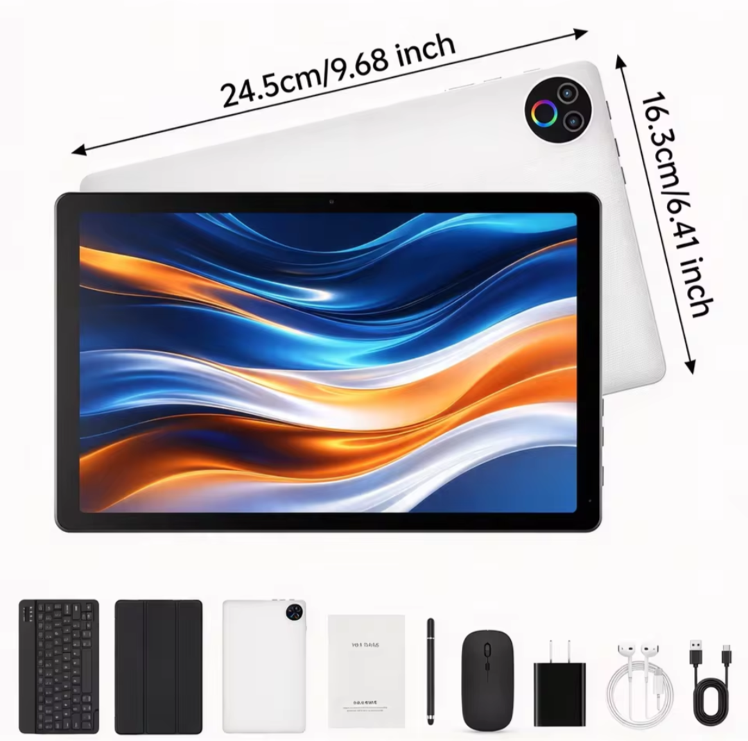 Android 15 Tablet with Keyboard, Mouse & Stylus Bundle | £110 Free Accessories Included
