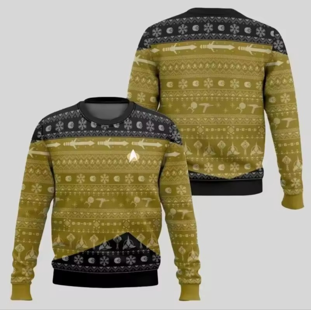 Star Trek Holiday Jumper – Bold Sci-Fi Christmas Sweater | Geekmas